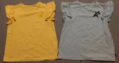 フリル付きTシャツ 2枚セット サイズ140　千趣会