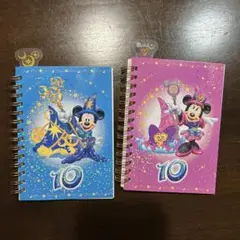 ディズニーミッキー・ミニー メモ帳2冊セット