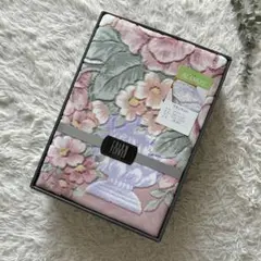 新品　未使用　タオルケット　ブランケット　花柄　シングル　コットン　100%