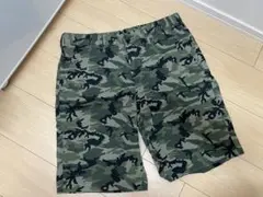 GU メンズ カモフラ柄ショートパンツ