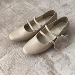 値下げ❤️yumi パンプス　ベージュ