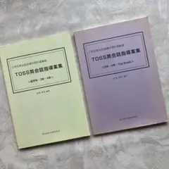 TOSS英会話指導案集　２冊　向山洋一　渡邉憲昭　東京教育技術研究所　向山型