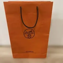 HERMES オレンジ ショッピングバッグ 大