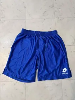 ロット　Lotto サッカーパンツ　ハーフパンツ　メンズXLサイズ　ブルー
