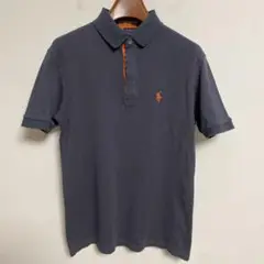 POLO RALPH LAUREN ダークグレー ポロシャツ XL（M相当）