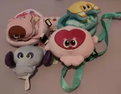 ぷにるんずショルダーポーチあいるん　えねるん　らぶるんマスコットおまけ付き