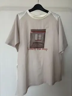 ギャルデ　半袖Tシャツ　ベージュ