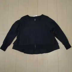 ★アダプトリテイリング 裾フリルフロントジップトップス★