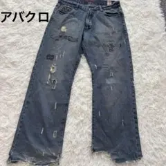 希少 EZRA FITCH アバクロ高級ラインヴィンテージ加工デニムパンツ