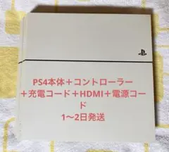 PS4本体 1100a ホワイト　美品　動作確認済み