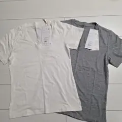 NANO UNIVERSE VネックTシャツ 2枚セット