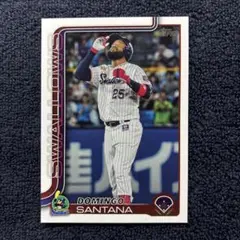 topps NPB 2025 東京ヤクルトスワローズ D.サンタナ ベースカード