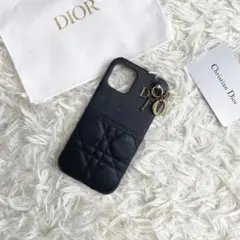 【付属品完備】 ディオール LADY DIOR iPhone12 PRO 黒