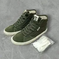VANS ヴァンズ　カーキ スニーカー　22cm