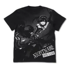 デート・ア・ライブ　 原作版 時崎狂三 オールプリント Ｔシャツ　Мサイズ