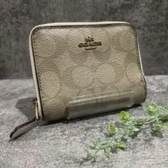 【美品】COACH 折りたたみ財布