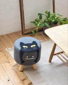 新品未使用⭐︎グラニフ ビューティフルシャドー　ねこかぶり　スツール　イス