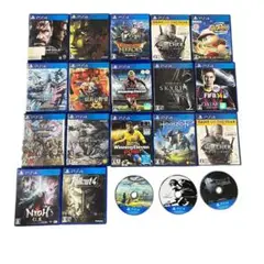 【メ0807-16】PS4ゲームソフト セット売り まとめ売り20本　動作未確認