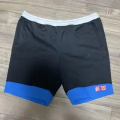 錦織圭 ユニクロUNIQLO ハーフパンツ 黒/青 /白 XXL