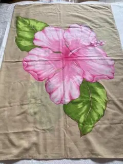 美品　ハイビスカス　パレオ