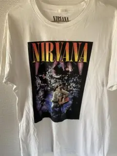 NIRVANA 1993アコースティックLIVE ホワイト Tシャツ サイズL