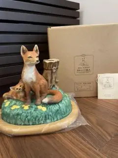 ニッカウヰスキー - 希少ウイスキー　ニッカ　手作りボトル　キタキツネ親子　FOX  余市　r270 ニッカウヰスキー - 希少ウイスキー ニッカ 手作りボトル
