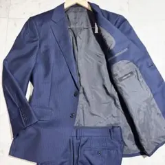 Alfred Brown社 ネイビー◎ スーツ セットアップ M