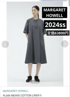 マーガレットハウエル PLAIN WEAVE COTTON LINEN 24ss