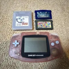 ※ジャンク品※ 任天堂ゲームボーイアドバンス＋ポケットモンスターカセット他2点