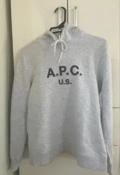 A.P.C. U.S グレー フード付きパーカー　アメリカ製