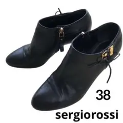 【sergio rossi】セルジオロッシ レザーブーツ