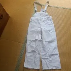 ページボーイ　サロペット　しろ