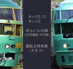 嵐電 運転士時刻表(スタフ) 行路揃いセット