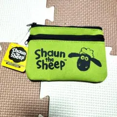 新品未使用　ひつじのショーン ダブルファスナーポーチ