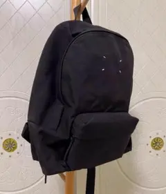 Maison Margiela シンプルなブラックバックパック