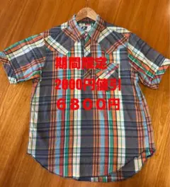 ENGINEERED GARMENTS 半袖ウエスタンシャツ　Mサイズ