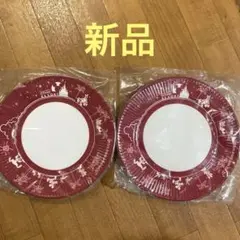 【新品】ディズニーリゾート　紙皿風プレート　2枚セット
