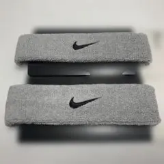 新品2個 グレー ナイキ ヘッドバンド　テニス　バトミントン　バスケットボール