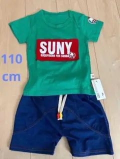 SUNY Tシャツとデニムショートパンツ 110cm