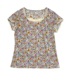 エスピエ　花柄カットソー　半袖　36 / S