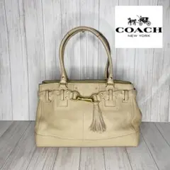 COACH コーチ レザー ハンドバッグ トートバッグ