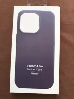 iPhone14 Pro・レザーケース純正インク