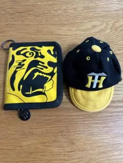 阪神タイガース　キャップ型ポーチ　財布2点セット