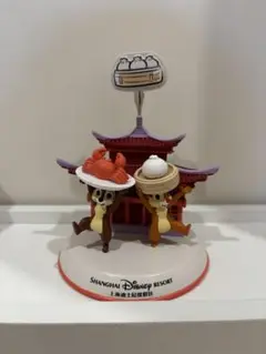 チップとデール 置物 上海ディズニー