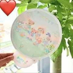 ダッフィーフレンズ　うちわ　折りたたみ