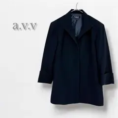 美品　a.v.v アーヴェヴェ　テーラードジャケット　黒　フォーマル　冠婚葬祭