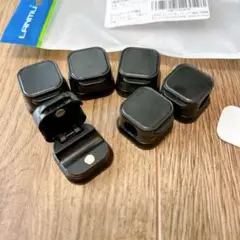 《6個入り》ケーブルクリップ ケーブルホルダー ブラック