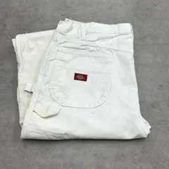 Dickies　ディッキーズ　ホワイトペインターパンツ　ワーク　古着　W40