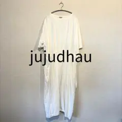 jujudhau　ズーズーダウ　キンチャクドレス　ホワイト
