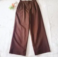 ✨良品✨パンツ ワイド カジュアル 裏地あり 上品 きれいめ Mサイズ